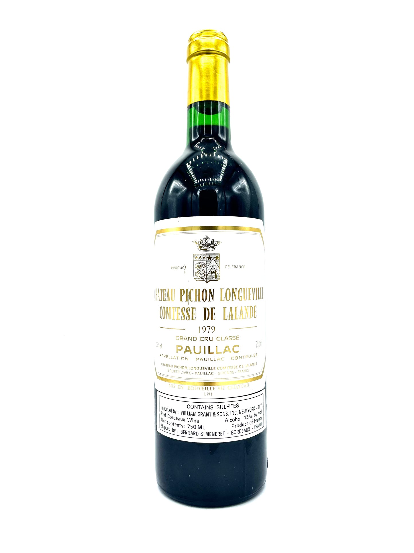 Château Pichon Longueville 'Comtesse de Lalande' Pauillac 1979